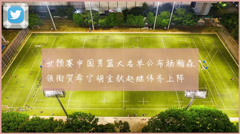 世预赛中国男篮大名单公布杨瀚森领衔贺希宁胡金秋赵继伟齐上阵
