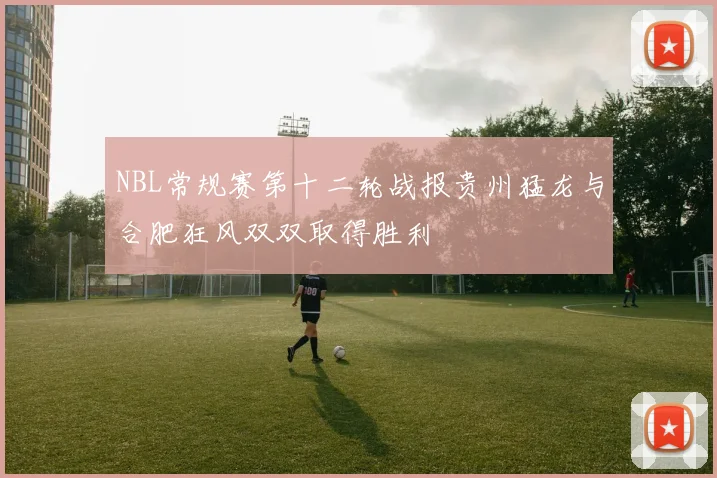 NBL常规赛第十二轮战报贵州猛龙与合肥狂风双双取得胜利